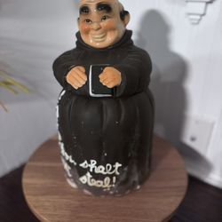 Vintage Monk Cookie Jar.