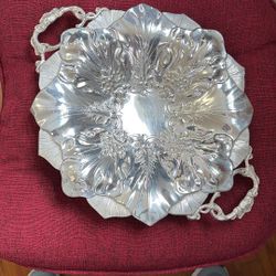 Robert L Mickelson, Silver Ornate Tray