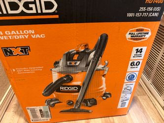 RIDGID NXT 14-Gallon 6.0 HP Wet/Dry Vac