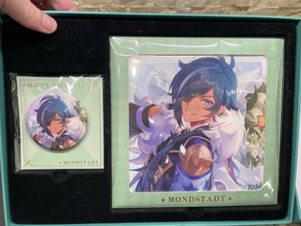 Genshin Impact Gaia Destiny Day Character Birthday Set -b