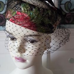 Retro Style Pill Box Hat