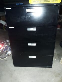 Black Metal Cabinet