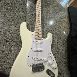 Squier Stratocaster Guitar and Amplifier 