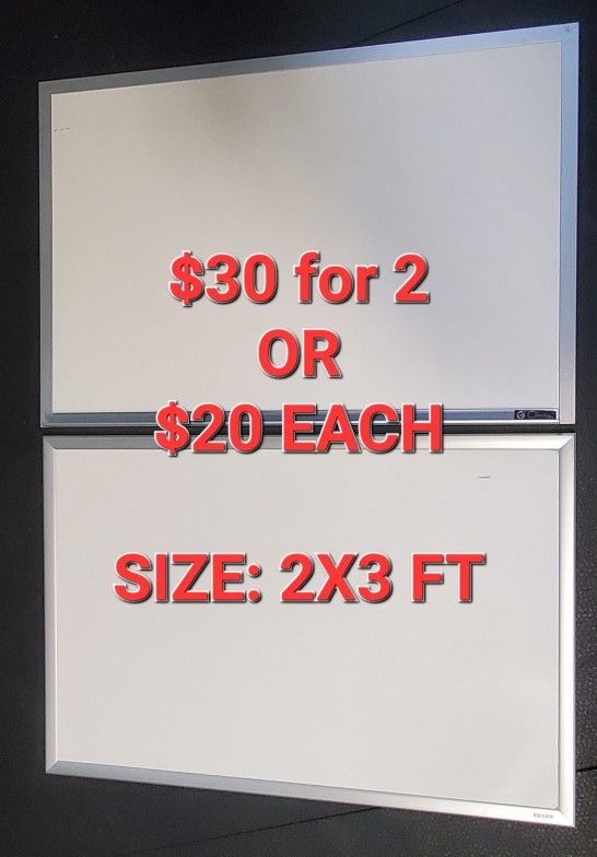 Dry Erase White Board 2x3 Ft for Sale in Jacksonville, FL OfferUp
