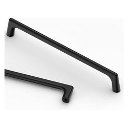 10 Pack Black Stainless Steel 7.5" Center Hole / 8" Length Cabinet knobs handles and Pulls #121A013292