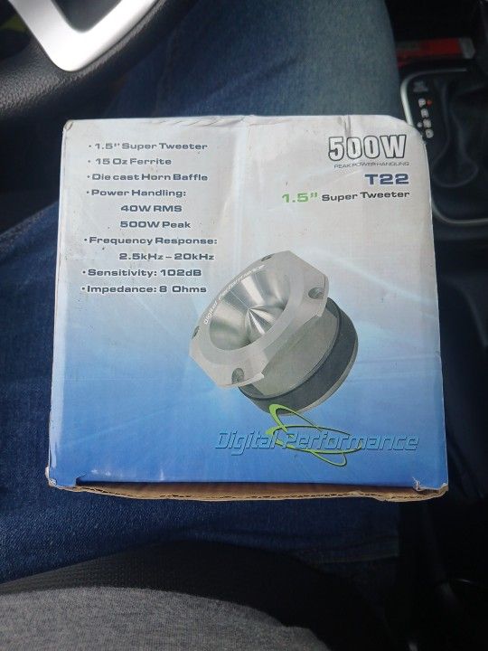 TWEETER 500 watt 1.5 Inch Tweeter