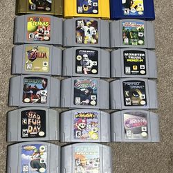 Nintendo 64 With 17 Games Great Deal