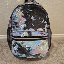 Sequin backpack