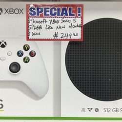 Microsoft XBOX Series S 512GB Like New W/ Controller & Wires 