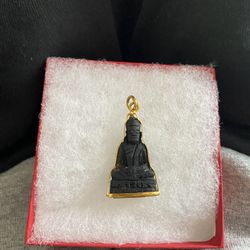 Black Buddha pendant 