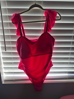 Pink bathing suit