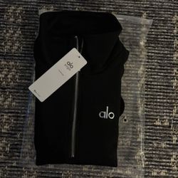 Alo quarter zip hoodie and sweatpants set 