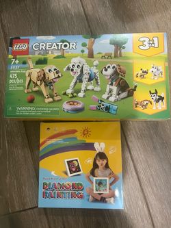 Brand name Lego and Shark toys