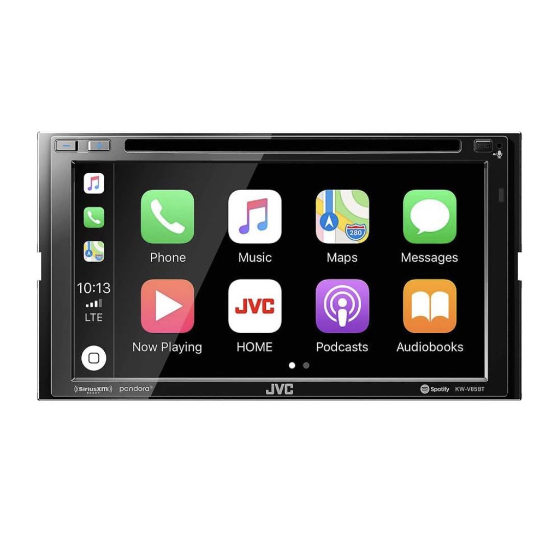Pre-Owned JVC KW-V85BT Bluetooth - USB - CarPlay - Aux Input - DVD Car Radio Receiver - Tested & Works
