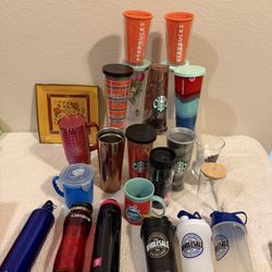 Misc Drinking Cups, Shakers, Venti Tumblers $1