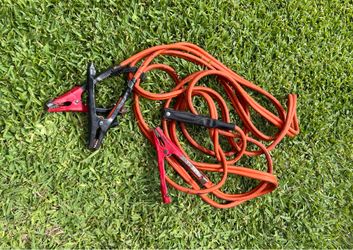 Heavy gauge jumper cables.