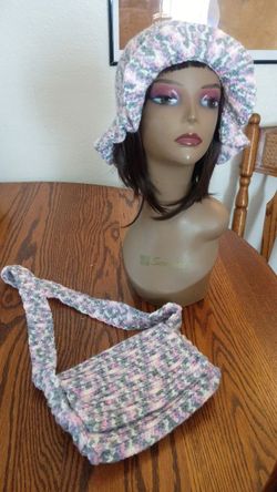 Matching Crochet purse and hat