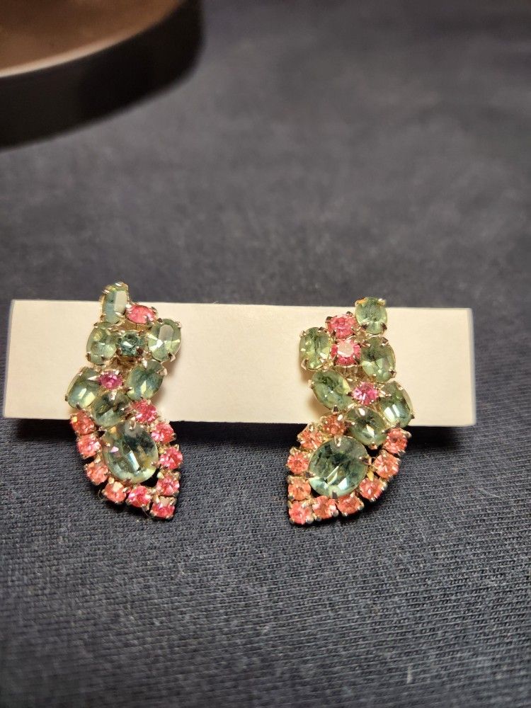 Costume Ear Rings-Oval Shaped
