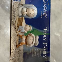 Find Porcelain Brand New “Bumpkins” Holy Family Antique Nativity Set Christmas Decor