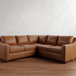 Pottery Barn Leather Sectional *Brand New* Never Used (ordered Wrong Size)
