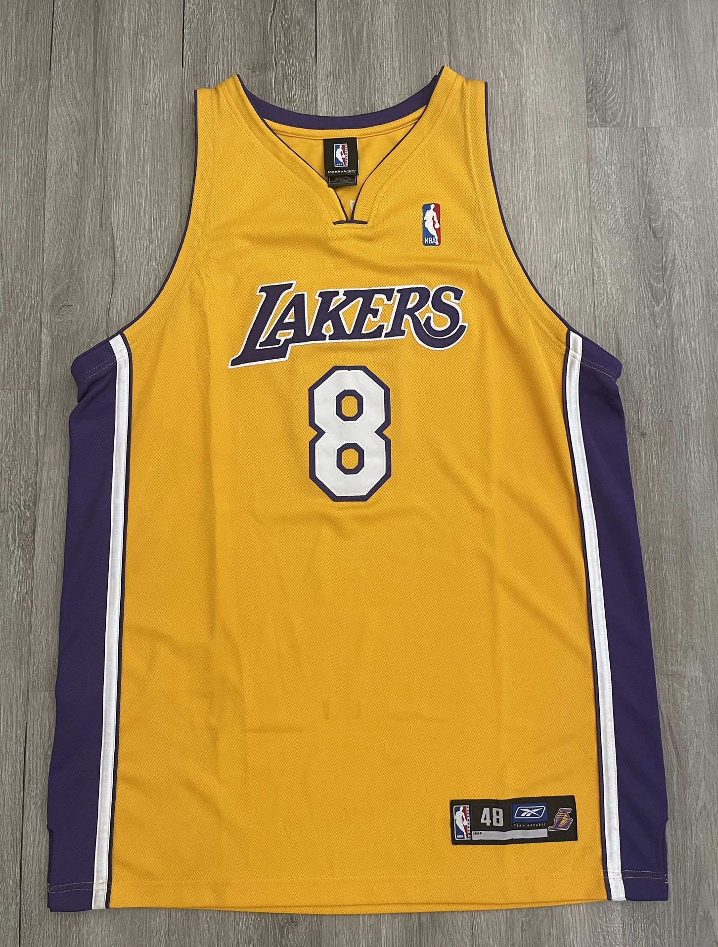 Kobe Bryant Los Angeles Lakers Home Gold 8 Authentic Jersey Size 48 XL Reebok