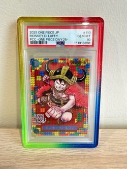 One Piece Monkey D. Luffy P-110 PSA 10 LEGO LUFFY
