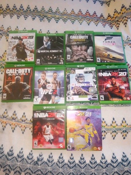 10 X Box One Games