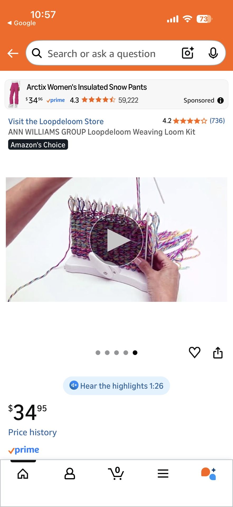 LoopDeLoom Weaving Loom Kit