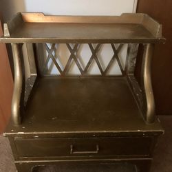 Gold Small Vintage Table 