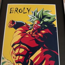 Broly Dragonball Super Print
