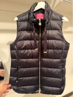 Lilly Pulitzer — black Puffer Vest