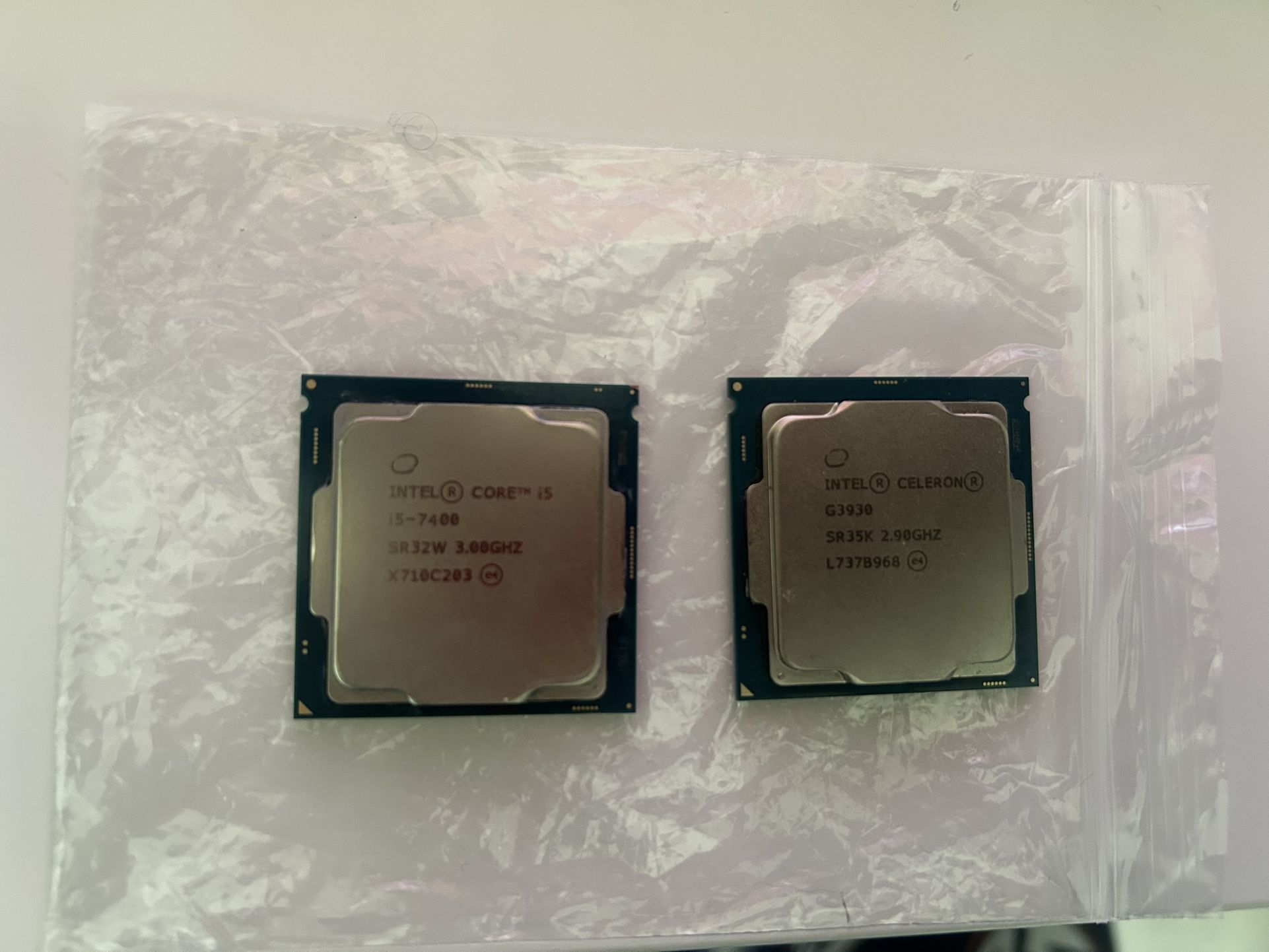 Intel CPU’s