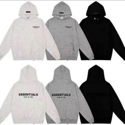 Essentials Hoodie LightOath, DarkOath, Limo(Black) - All Sizes Available