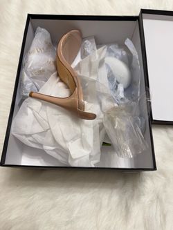 Brand new clear heels