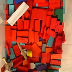 Wooden Dominoes For Domino Run