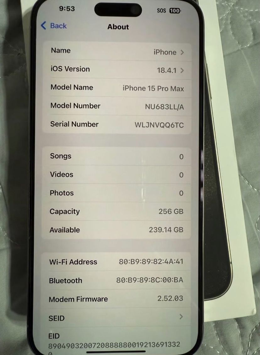iPhone 15 Pro Max