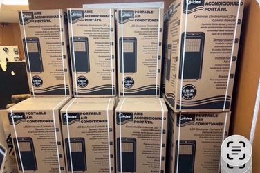 Portable air-conditioning units 13,500 BTU cools 450 ft.² window kit included