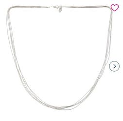 $140 Chaco canyon Liquid Silver 5 Strand 30" sterl 866176 New $140 Chaco canyon Liquid Silver 5 Strand 30" sterling silver