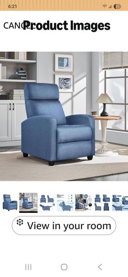 Small modern chair recliner