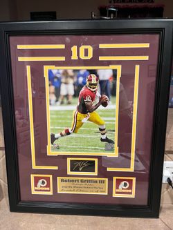 Redskins Robert Griffin III NLF Offensive Rookie of the Year Framed Limited Edition