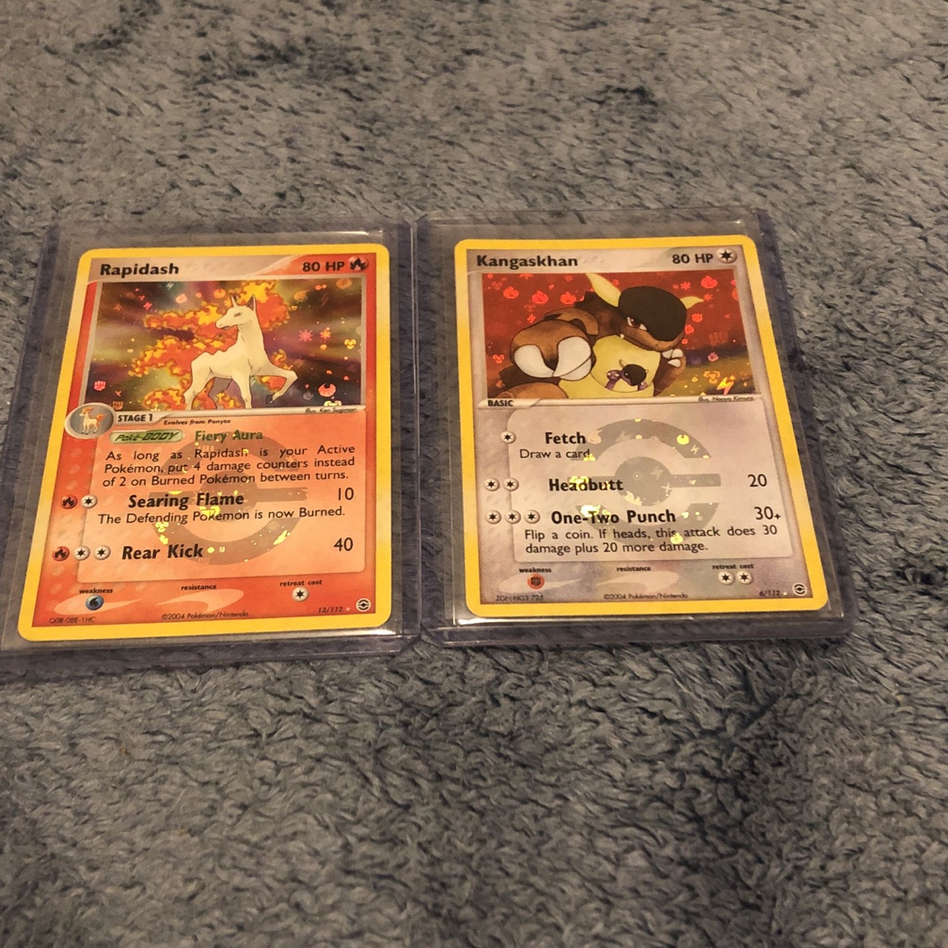 Fire Red Leaf Green Rapidash And Kangaskhan