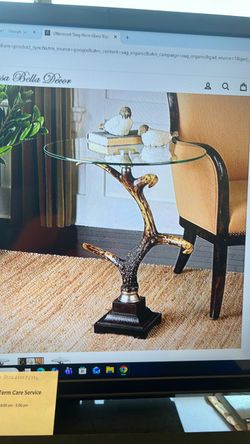 Uttermost Stag Horn End Table