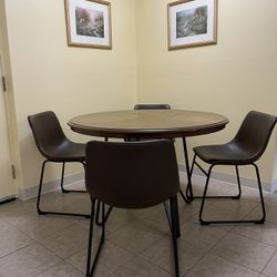 Dining Room Table And Four Chairs