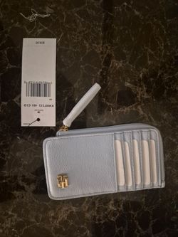 Monogram Logo Zip Cardholder Wallet,