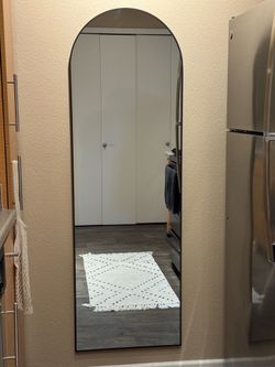 MOVING SALE - Arched Full Length Mirror with Stand