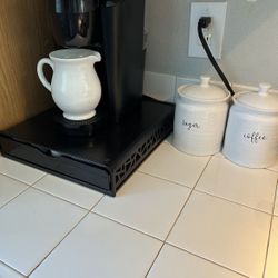 Metal storage drawer for Coffee pods 