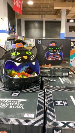 Member's Mark Ceramic Halloween Candy Bowl