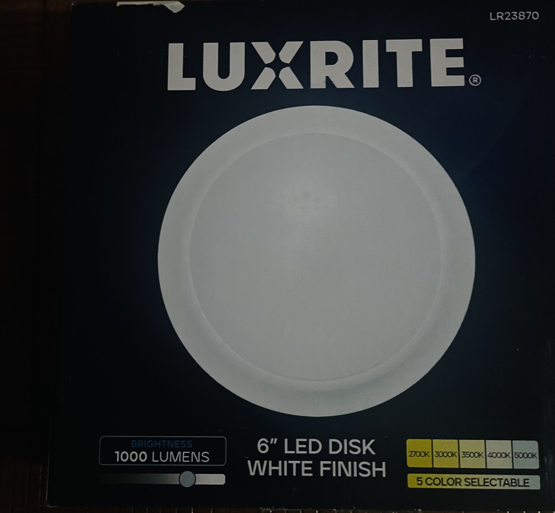 6” LED Light Disk