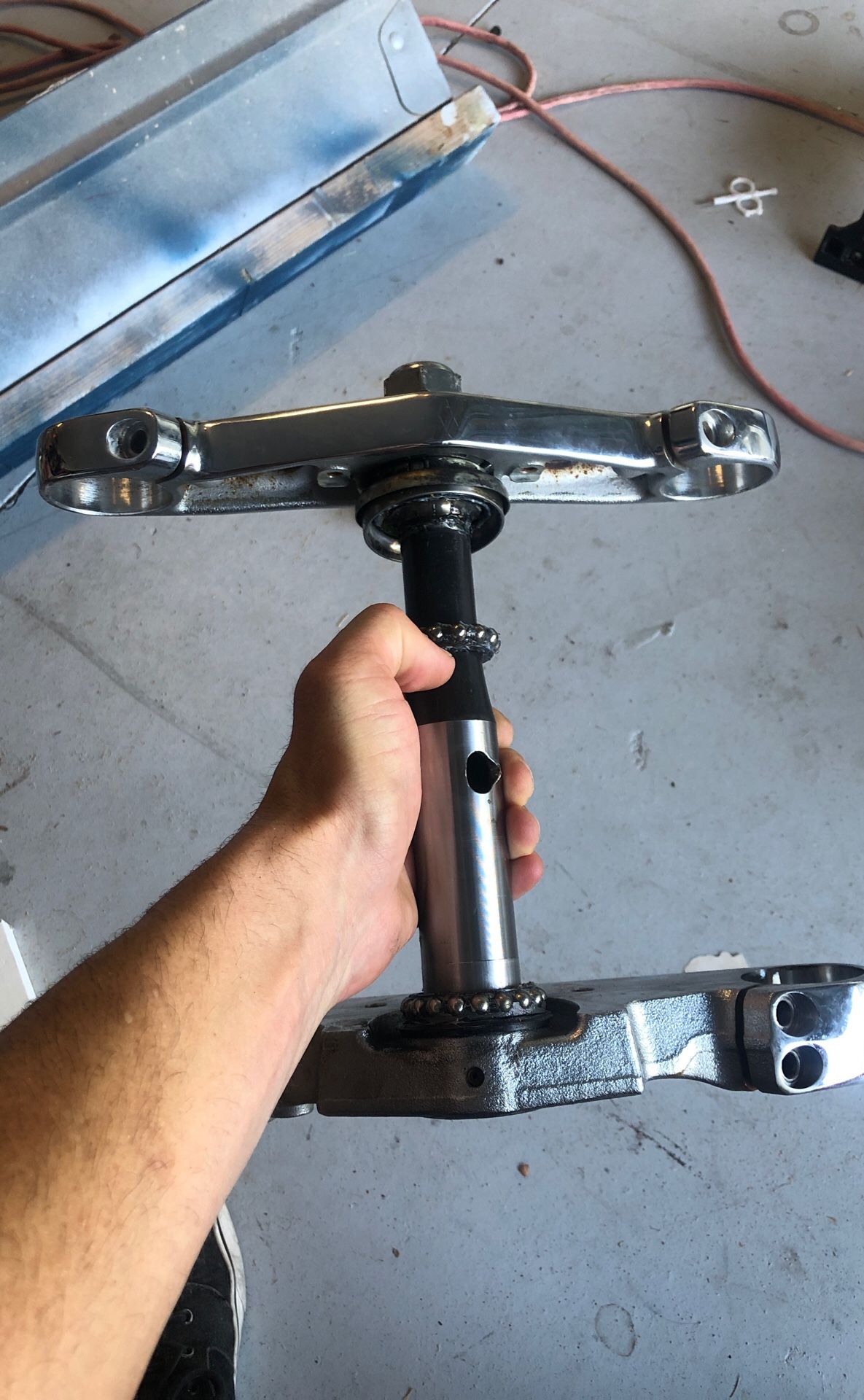 Honda fury stock triple trees.