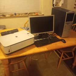 Desktop Computer Plus Printer/ Copier